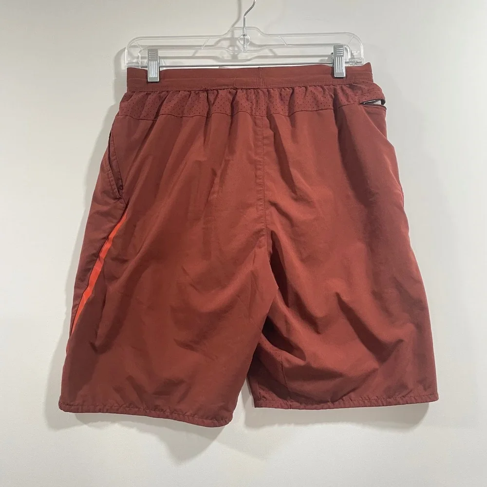 Nike Flex Stride 2-in-1 Mens Running Shorts Rust Orange 9